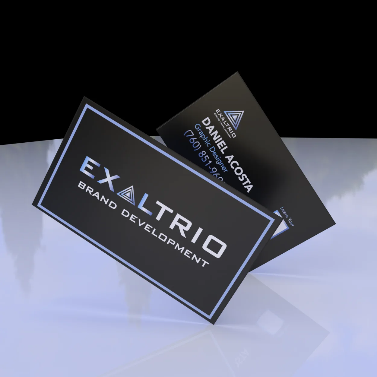 Premium business card and print collateral mockup